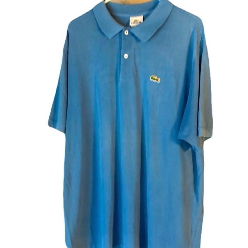 blue Lacoste short sleeve polo shirt size XL ( French size 7)